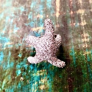 Pave Diamante Starfish Ring